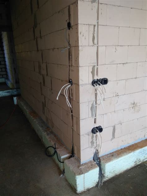 Elektros instaliacija gipskartonio sienoje