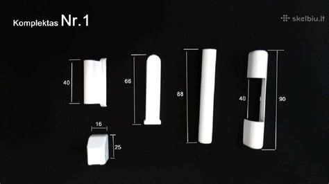 Įvairių tipų plastikinių langų furnitūra