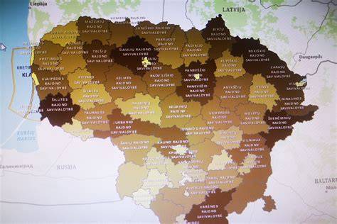 Žemėlapis: Dirbama Lietuvoje - regioniniai asfaltavimo projektai