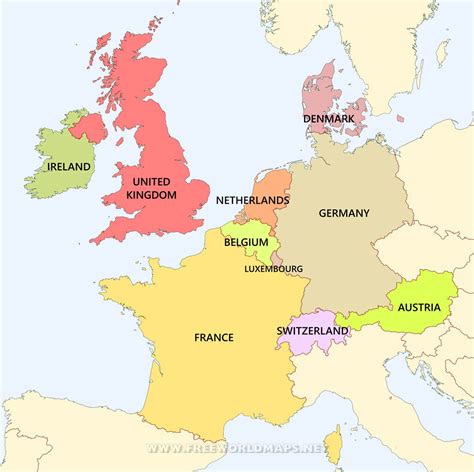 Map of RIVAL profiles deployment in Western Europe