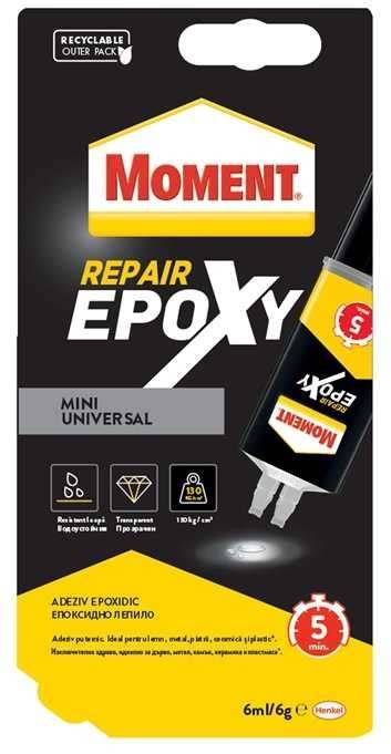 Moment Repair epoksidiniai klijai 6 ml pakuotė su švirkštu ir įrankiais