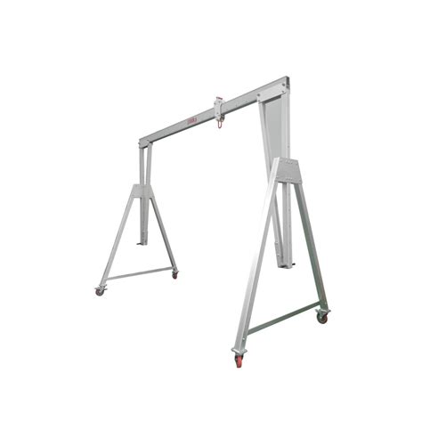 Aliuminio portalinis kranas sandėlyje