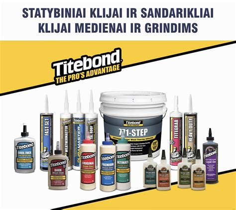 klijai ir įrankiai montavimui