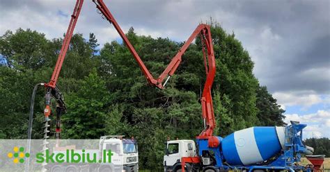 PumI betono siurbimo sistemų iliustracija