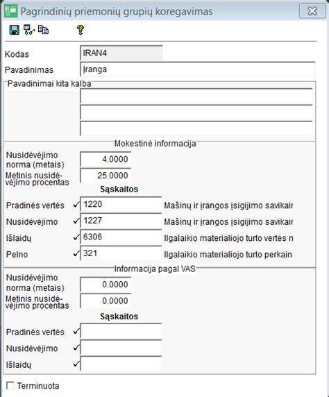Remonto ir valymo įkainių pavyzdys