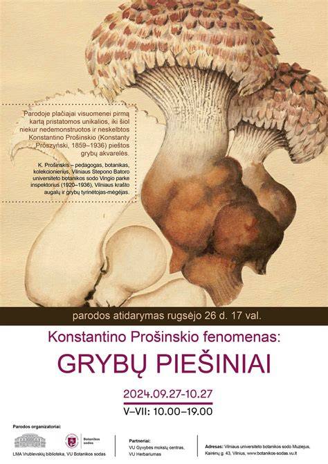 Grybų augimo vietų įvairovė botanikos sode (kolegialus vaizdas su skirtingais medžio kamienais)