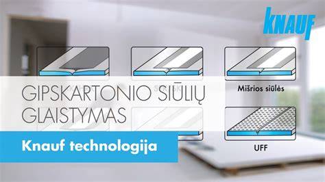 Infografika: kaip veikia gipso kartono siūlių glaistymas