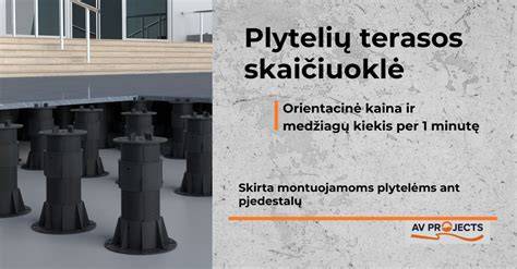 Infografika: terasos plytelių pasirinkimo žingsniai