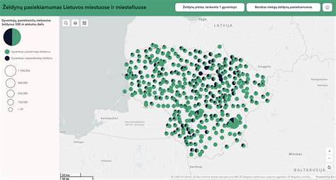 Geomap: Lietuvos parduotuvių tinklas ir pasiekiamumas