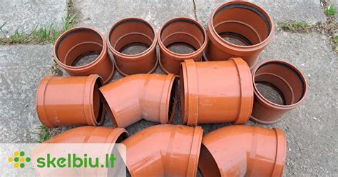 PVC kanalizacijos vamzdžių sujungimo detalės