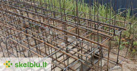 Armatūros karkasas su sutvirtintais kampais