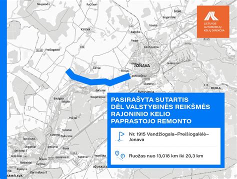 Žemėlapio iliustracija - regioniniai asfaltavimo ruožai ir numatyti projektai