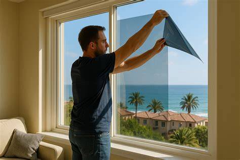 Application tips for tinted and sun-protective films