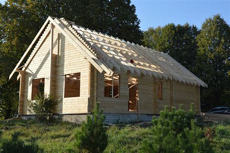 Medinio namo statyba