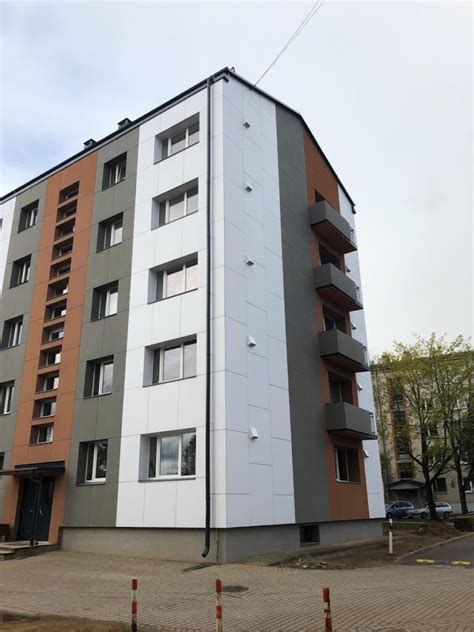 Naujo fasado išvaizdos pavyzdys po atnaujinimo