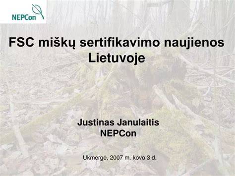 Logotipas: FSC sertifikavimo ženklelis
