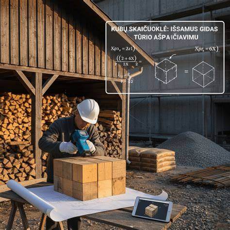 Infografika: kaip skaičiuoti cemento kiekius kubiniam metrui