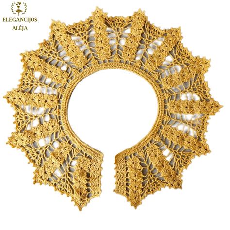 Rankų darbo megztos apykaklės