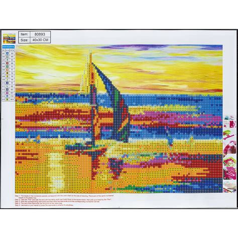 Vaikų deimantinės mozaikos darbai