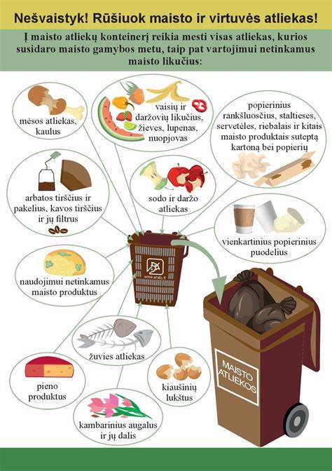 Grafikas: Atliekų rūšiavimo piramidė ir išmetimo keliai