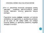 Krovinių saugumo užtikrinimas sniege - rietuvės variantai