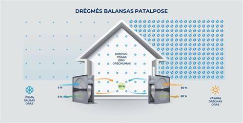 Infografika apie akustikos sprendimų grandinę: planavimas - konstrukcija - izoliacija - priežiūra