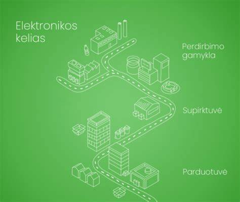 Infografika: kaip veikia elektronikos atliekų supirkimas