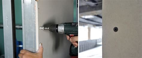 Gipskartonio plokščių montavimo schemos