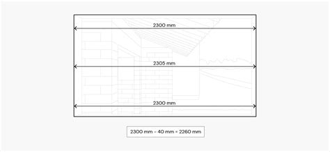 schematinis plytelių siūlių pločio matavimas