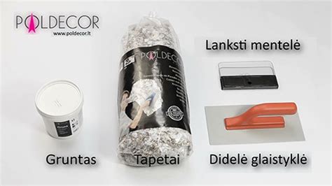 Skystų tapetų naudojimo rekomendacijos schemoje