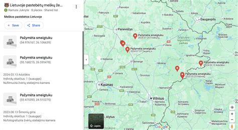 Nuotrauka: ERMITO parduotuvės tinklo žemėlapis
