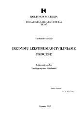 Infografika: įrodymų procesas teisme (leistinumas, sąsajumas, pagrįstumas)