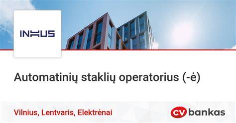 Gamybos centras ir įrenginiai: automatinių staklių nuotrauka