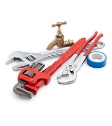 Įvairūs santechnikos įrankiai