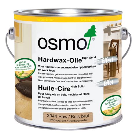 OSMO Hardwax Raw Effect pavyzdys