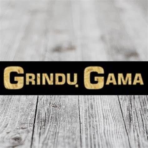 Grindų gama, UAB logotipas ir buveinės nuotrauka Kaune