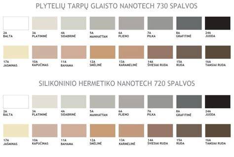 grafinė mapė: klinkerio spalvų paletė