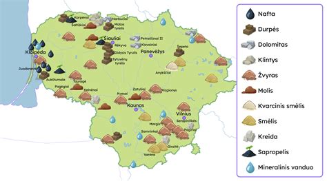 Gamtos peizažas ir vietovės žemėlapis Plokščių seniūnijoje