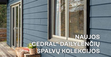 Cedral spalvų gama ir kolekcijos vizualizacija