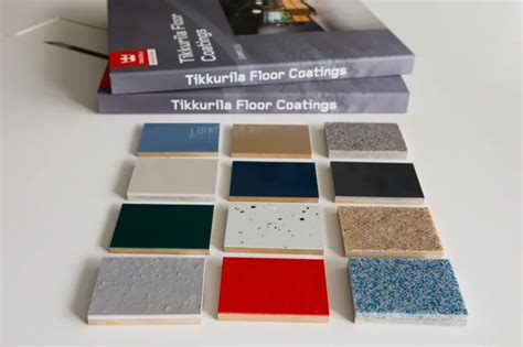 Įvairių tipų kaučiukinės grindų dangos