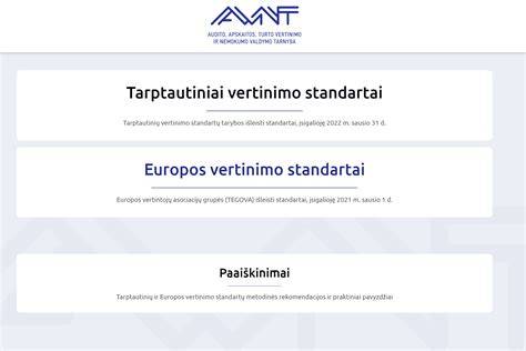Tarptautinių standartų ir Lietuvos konteksto palyginimas: galutinis efektyvumas