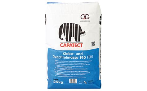Klijavimo ir armavimo mišinio Capatect Klebe- und Spachtelmasse 190 naudojimas fasadų šiltinimo sistemoje