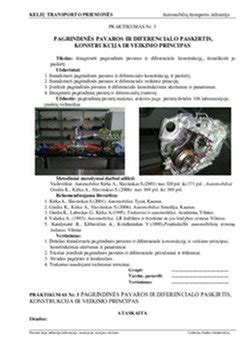 Diagram: stabdžių vamzdelio paskirtis ir principas