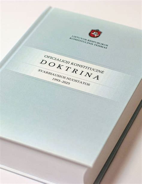 Infografika: Gyvosios konstitucinės doktrinos principai
