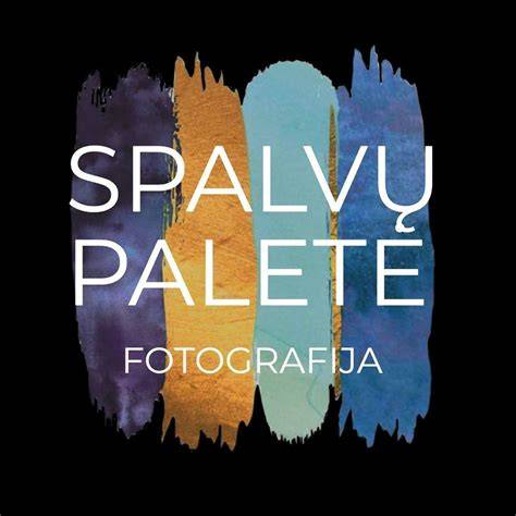 Spalvų paletė ir išeiga diagramma
