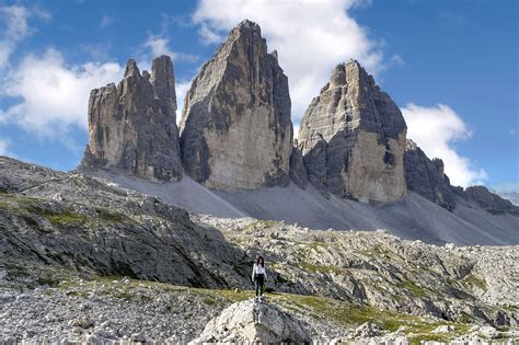 Dolomitinės Alpės ir Tre Cime di Lavaredo vaizdas