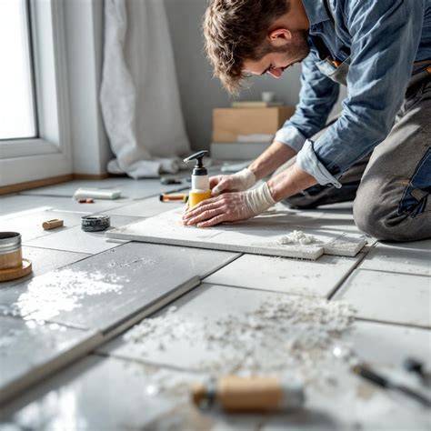 Vizualinis patikimumas: klijų šalinimo iš plytelių proceso rezultatų palyginimas