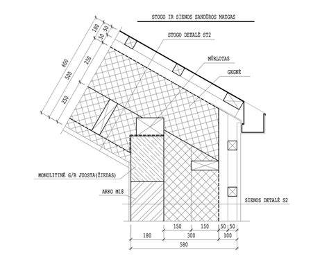 Gegnių maketavimas ir stogo mazgai