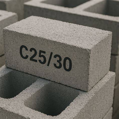 Betono klasės žymėjimas: C20/25, C25/30, C30/37