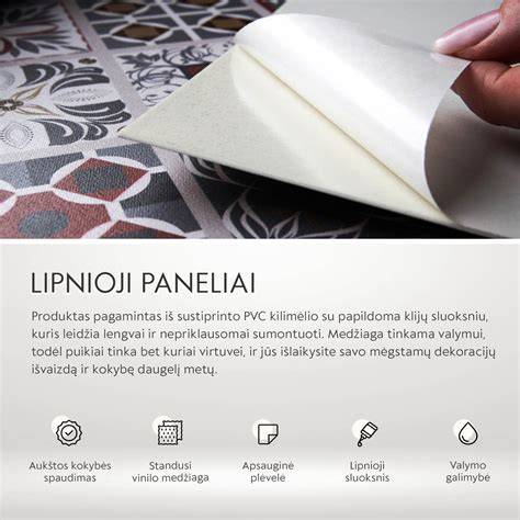 Infografika: PVC dailylentėmis perteikiama technologija ir spalvų įvairovė